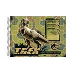 Caderno de Cartografia e Desenho Jurassic World Capa Dura 275 x 200 mm 60 Folhas - Animativa