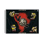 Caderno de Cartografia e Desenho Jurassic World Capa Dura 275 x 200 mm 60 Folhas - Animativa