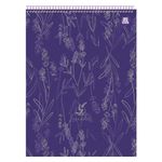 Caderno 1/4 Espiral Lavender 80 Folhas Capa Dura 14 x 20 cm - Animativa
