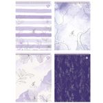 Caderno 1/4 Espiral Lavender 80 Folhas Capa Dura 14 x 20 cm - Animativa
