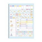Caderno Colegial Ursinhos Carinhosos Espiral Capa Dura 10 Matérias 160 Folhas 179 x 241 mm - Animativa