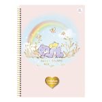 Caderno Colegial Ursinhos Carinhosos Espiral Capa Dura 10 Matérias 160 Folhas 179 x 241 mm - Animativa