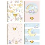 Caderno Colegial Ursinhos Carinhosos Espiral Capa Dura 10 Matérias 160 Folhas 179 x 241 mm - Animativa