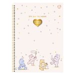 Caderno Colegial Ursinhos Carinhosos Espiral Capa Dura 10 Matérias 160 Folhas 179 x 241 mm - Animativa
