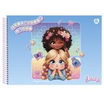 Caderno de Cartografia e Desenho Debby Capa Dura 275 x 200 mm 60 Folhas - Animativa