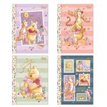 Caderno Colegial Brochura Pooh 80 Folhas 17,6 x 23,9 cm - Tilibra | Vintage