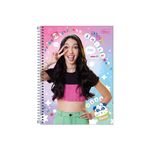 Caderno Universitário Espiral Capa Dura Luluca 1 Matéria 80 Folhas Pautadas 20 x 27,5 cm - Tilibra