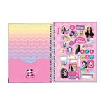 Caderno Universitário Espiral Capa Dura Luluca 1 Matéria 80 Folhas Pautadas 20 x 27,5 cm - Tilibra