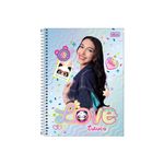 Caderno Universitário Espiral Capa Dura Luluca 1 Matéria 80 Folhas Pautadas 20 x 27,5 cm - Tilibra