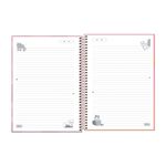 Caderno Universitário Espiral Purrfect Cats Gatos 1 Matéria 80 Folhas 20 x 27,5 cm - Tilibra