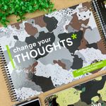 Caderno de Cartografia e Desenho Milimetrado Hide Camuflado Espiral 80 Folhas - Tilibra