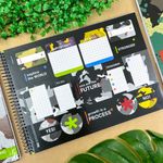 Caderno de Cartografia e Desenho Milimetrado Hide Camuflado Espiral 80 Folhas - Tilibra