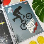 Caderno Universitário Espiral Capa Dura Vibe 1 Matéria 80 Folhas Pautadas 20 x 27,5 cm - Tilibra