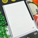 Caderno Universitário Espiral Capa Dura Vibe 1 Matéria 80 Folhas Pautadas 20 x 27,5 cm - Tilibra