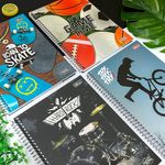 Caderno Universitário Espiral Capa Dura Vibe 1 Matéria 80 Folhas Pautadas 20 x 27,5 cm - Tilibra