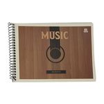 Caderno 1/4 Espiral Musica 40 Folhas 14 x 20 cm - São Domingos