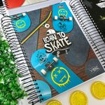 Caderno Universitário Espiral Vibe 16 Matérias 20 x 27,5 cm 256 Folhas - Tilibra