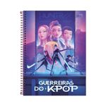 Caderno Universitário Espiral Guerreiras do K-Pop Connect 16 Matérias 20x27,5cm 256 Folhas - Tilibra