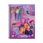 Caderno Universitário Espiral Guerreiras do K-Pop Connect 16 Matérias 20x27,5cm 256 Folhas - Tilibra