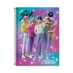 Caderno Universitário Espiral Guerreiras do K-Pop Connect 16 Matérias 20x27,5cm 256 Folhas - Tilibra