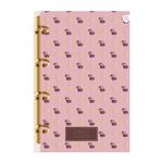 Caderno Argolado Colegial Sweet Cherry 190 x 260 mm com 160 Folhas Pautadas e Decoradas - Animativa