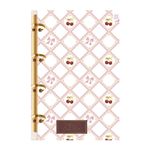 Caderno Argolado Colegial Sweet Cherry 190 x 260 mm com 160 Folhas Pautadas e Decoradas - Animativa
