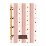 Caderno Argolado Colegial Sweet Cherry 190 x 260 mm com 160 Folhas Pautadas e Decoradas - Animativa