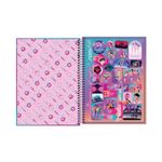 Caderno Universitário Espiral Guerreiras do K-Pop 20 Matérias 320 Folhas 20x27,5cm - Tilibra
