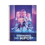 Caderno Universitário Espiral Guerreiras do K-Pop 20 Matérias 320 Folhas 20x27,5cm - Tilibra
