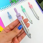 Compasso Metal Tom Pastel Escolar Colorido - Lyke