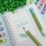Caneta Marca Texto Glitter + Carimbo Roller com Cheirinho - Lyke
