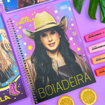 Caderno Universitário Espiral Ana Castela 1  Matéria 80 Folhas 20 x 27,5 cm - Tilibra