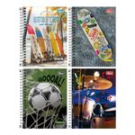 Caderno 1/8 Espiral Zoom+ 96 Folhas 11 x 15,4cm - Tilibra