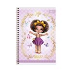 Caderno Universitário Espiral Jolie 1 Matérias 20 x 27,5 cm 80  Folhas - Tilibra