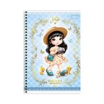 Caderno Universitário Espiral Jolie 1 Matérias 20 x 27,5 cm 80  Folhas - Tilibra