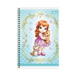 Caderno Universitário Espiral Jolie 1 Matérias 20 x 27,5 cm 80  Folhas - Tilibra