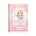 Caderno Universitário Espiral Jolie 1 Matérias 20 x 27,5 cm 80  Folhas - Tilibra