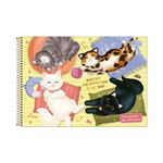 Caderno de Cartografia e Desenho Purrfect Cats 80 Folhas 27,5 x 20 cm- Tilibra