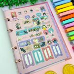 Caderno Colegial Argolado Purrfect Cats 80 Folhas 21 x 26 cm - Tilibra