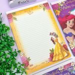 Bloco de Carta Disney Princesas 17,9 x 24,1 cm 50 Folhas - Tilibra