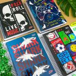 Caderno Universitário Masculino Espiral D+ 12 Matérias 240 Folhas  - Tilibra