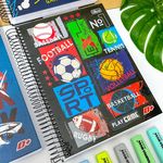 Caderno Universitário Masculino Espiral D+ 12 Matérias 240 Folhas  - Tilibra
