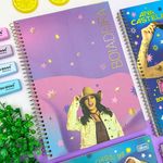 Caderno Universitário Espiral Ana Castela 1  Matéria 80 Folhas 20 x 27,5 cm - Tilibra