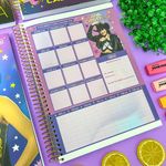 Caderno Universitário Espiral Ana Castela Connect 10 Matérias 20 x 27,5 cm 160 Folhas - Tilibra