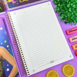 Caderno Universitário Espiral Ana Castela Connect 10 Matérias 20 x 27,5 cm 160 Folhas - Tilibra