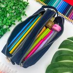 Estojo Escolar Duplo Nylon - Daterra