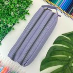 Estojo Escolar Duplo Nylon - Daterra