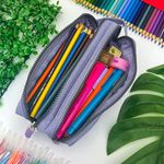 Estojo Escolar Duplo Nylon - Daterra