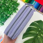 Estojo Escolar Duplo Nylon - Daterra