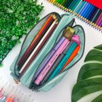 Estojo Escolar Duplo Nylon - Daterra